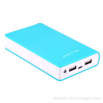 MP3 Player Charger with 10,000mAh Capacity, Classical Book Design, High-efficiency Torch